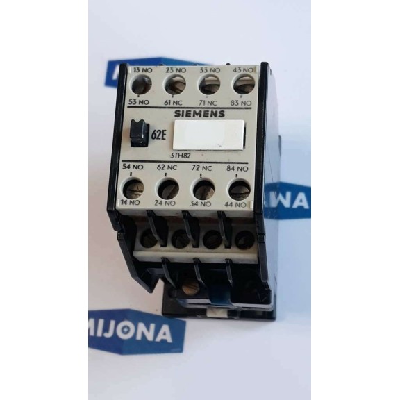 SIEMENS 3TH8262 0A 6NO 2NC  CONTACTOR COIL 220V 50HZ 264V 60HZ 3 TH 82 62 0A