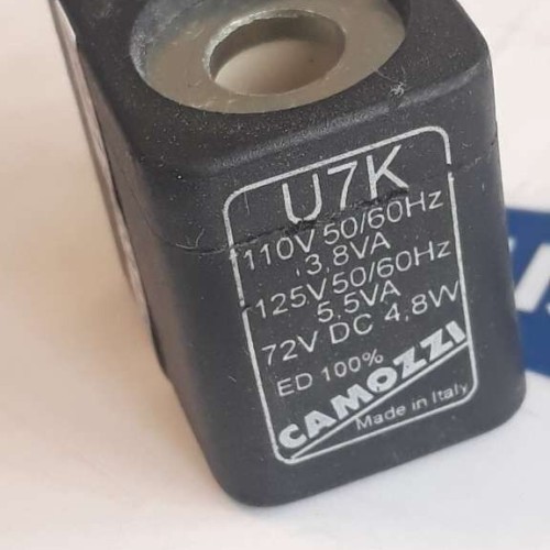 Camozzi U7K 110V 50-60HZ 3,8VA 125V 50-60HZ 5,5VA 72V DC 4,8W COIL