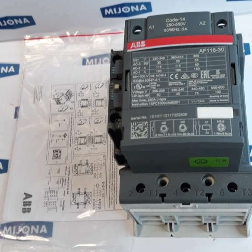 ABB AF116 30 CODE 14 250-500V 50-60HZ CAL19 11 A600 Q300 NEW OLD STOCK