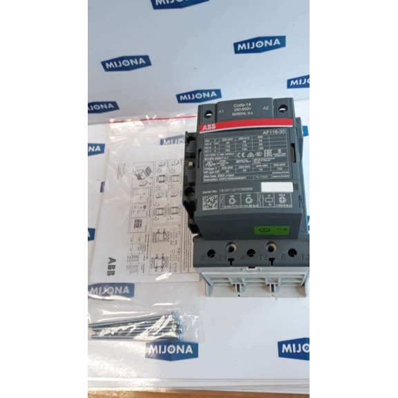 ABB AF116 30 CODE 14 250-500V 50-60HZ CAL19 11 A600 Q300 NEW OLD STOCK