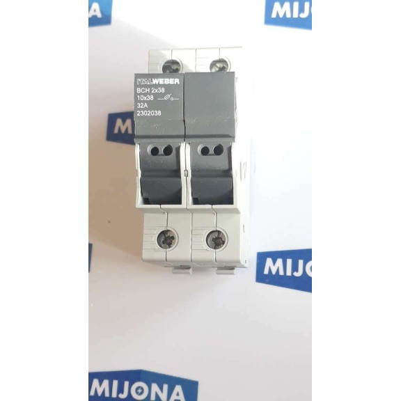 ITALWEBER BCH 2X38 10x38 32A 2302038 50 60HZ Fuse Holder 32A 690V new old stock