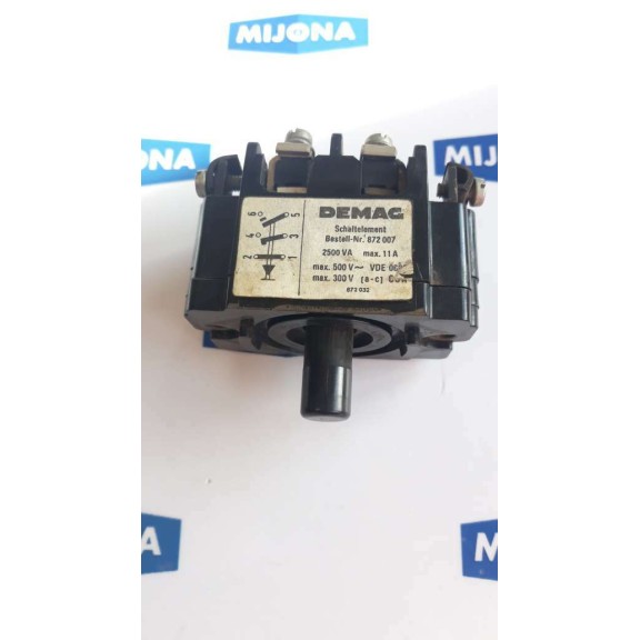DEMAG Schaltelement Schalt-Element Kran-Schalter 872 007 2500VA 11A 500V 300V