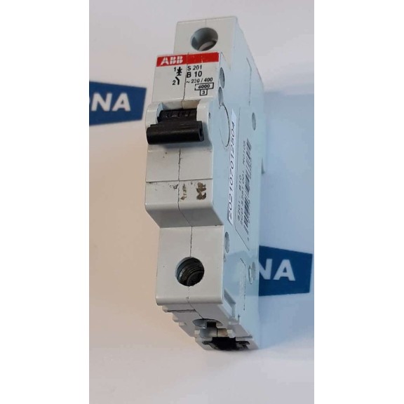 ABB S 201 B10 Miniature circuit breaker 1POL 230 400V 2CD S251 001 R0105