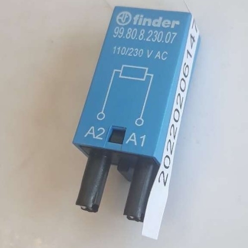 FINDER 99 80 8 230 07 relay relais 110 230V AC 99.80.8.230.07