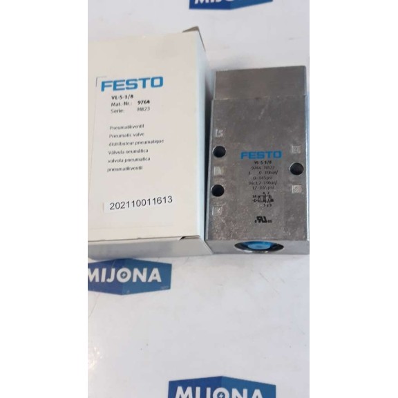 Festo VL 5 1 8 9764 0-10BAR 0-145PSI PNEUMATIC VALVE new old stock Festo VL 5 1 8 9764 0-10BAR 0-145PSI PNEUMATIC VALVE new old stock