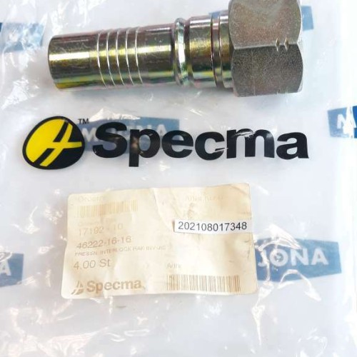 SPECMA 46222 16 16 RAK INV JIC IL84 16 21 17192 10 NEW OLD STOCK SPECMA 46222 16 16 RAK INV JIC IL84 16 21 17192 10 NEW OLD STOCK