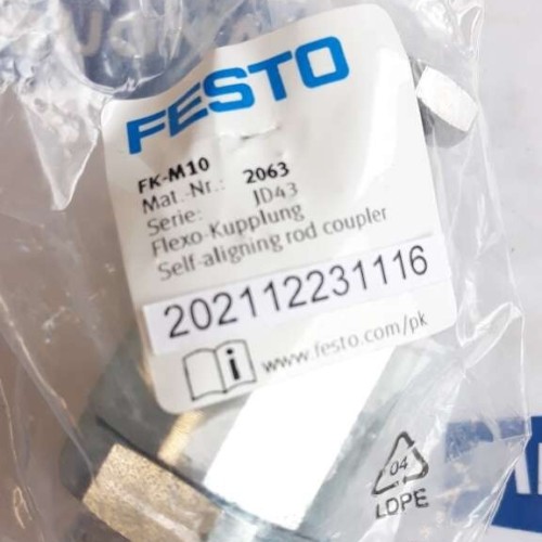Festo FK M10 2063 FLEXO KUPPLUNG SELF ALIGNING ROD COUPLER Festo FK M10 2063 FLEXO KUPPLUNG SELF ALIGNING ROD COUPLER
