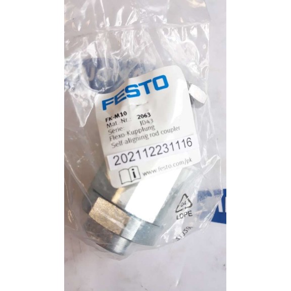 Festo FK M10 2063 FLEXO KUPPLUNG SELF ALIGNING ROD COUPLER Festo FK M10 2063 FLEXO KUPPLUNG SELF ALIGNING ROD COUPLER