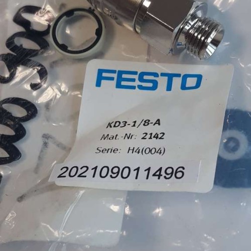 Festo KD3 1 8 A 2142 QUICK COUPLING SOCKET Festo KD3 1 8 A 2142 QUICK COUPLING SOCKET