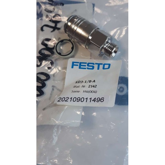 Festo KD3 1 8 A 2142  QUICK COUPLING SOCKET