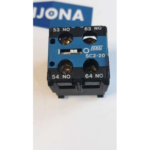 Fanal SC2 20 AC15 Hilfskontakte auxiliary contacts Fanal SC2 20 AC15 Hilfskontakte auxiliary contacts