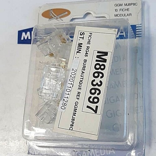 GIGAMEDIA GGM MJ8P8C 10 FICHE MODULAR 8 VOIES price for 8 psc (new old stock)