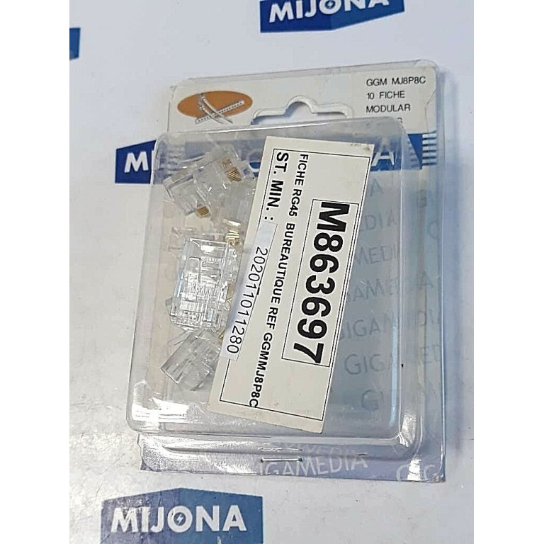 GIGAMEDIA GGM MJ8P8C 10 FICHE MODULAR 8 VOIES price for 8 psc (new old stock)