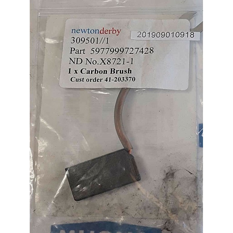 NEWTONDERBY 309501/1 5977999727428 ND No.X8721-1 1XCarbon BRUSCH(new old stock)