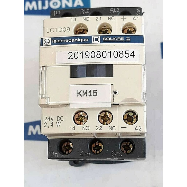 TELEMECANIQUE Contactor SQUARE D LC1D09 BL 24V DC 2.4 W Leistungsschütz 25A 690V TELEMECANIQUE Contactor SQUARE D LC1D09 BL 24V DC 2.4 W Leistungsschütz 25A 690V