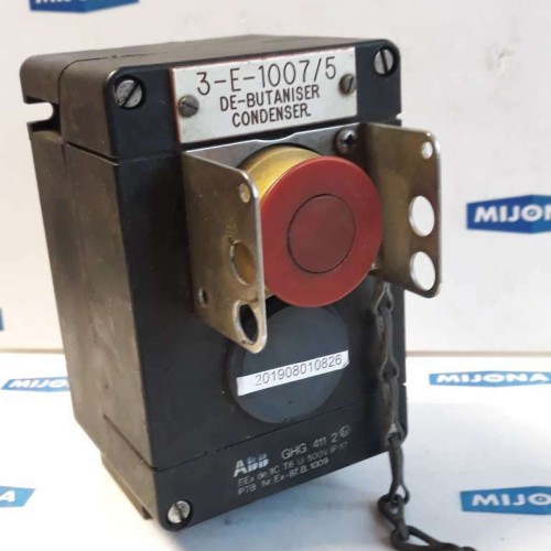 ABB 3 E 1007 5 TO BUTANIZE CONDENSING GHG 411 2 500V IP 67 ABB 3 E 1007 5 TO BUTANIZE CONDENSING GHG 411 2 500V IP 67