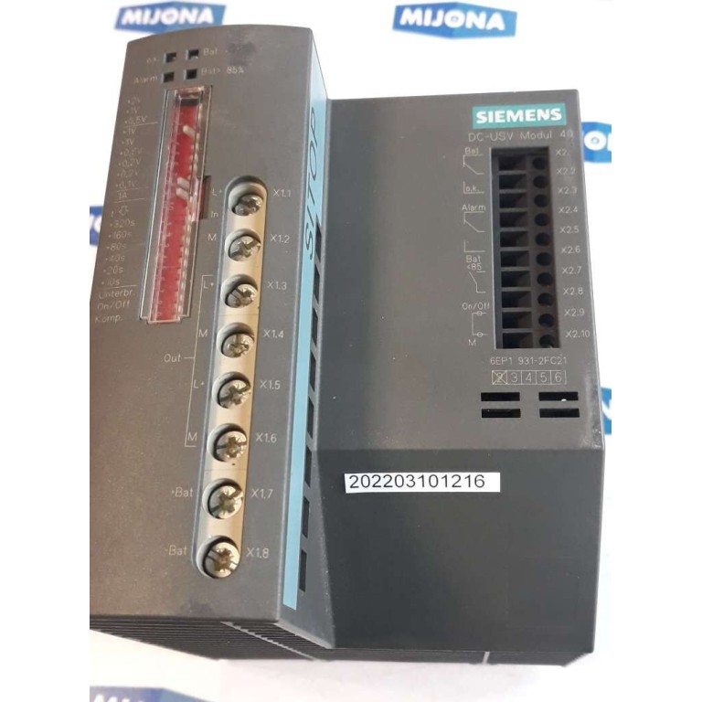 Siemens DC USV MODUL 40 6EP1 931 2FC21 POWER SUPPLY 6EP1931-2FC21