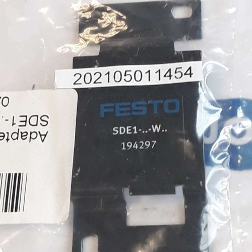 Festo SDE1 W 194297 ADAPTERPLATTE ADAPTER PLATE Festo SDE1 W 194297 ADAPTERPLATTE ADAPTER PLATE