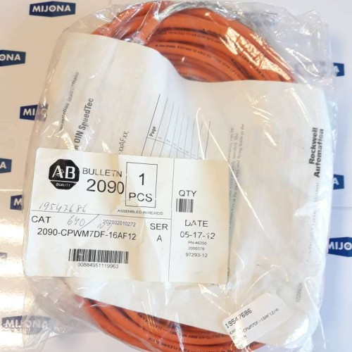 Allen Bradley 2090 CPWM7DF 16AF12 KABEL CABLE L=12M SER A