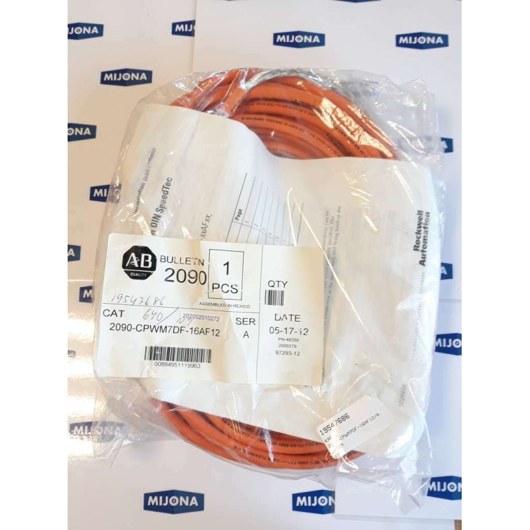 Allen Bradley 2090 CPWM7DF 16AF12 KABEL CABLE L=12M SER A