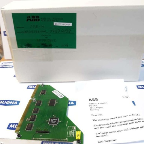 ABB REB-01 3HNA 003254 001 Top Assembly SN: 07270033 Ver 1.02 3HNA003255 001