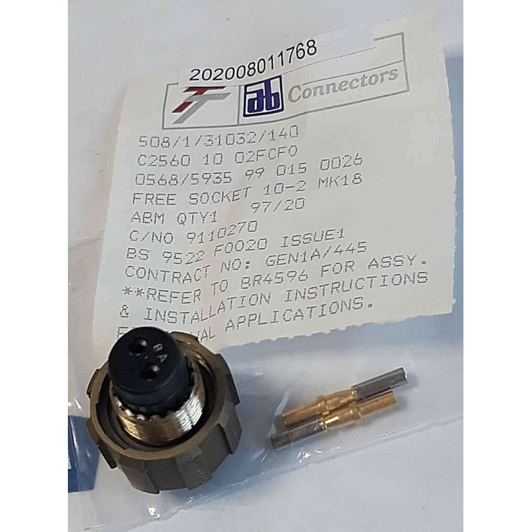 AB connectors ABM 97 20 0150025 ABM9720 C2560 10 02FCF0 10-2 MK18 9110270
