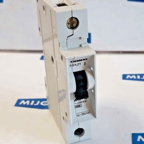 Siemens 5SX21 230-400V A10 MINIATIURE CIRCUIT BREAKER 6000 new old stock Siemens 5SX21 230-400V A10 MINIATIURE CIRCUIT BREAKER 6000 new old stock