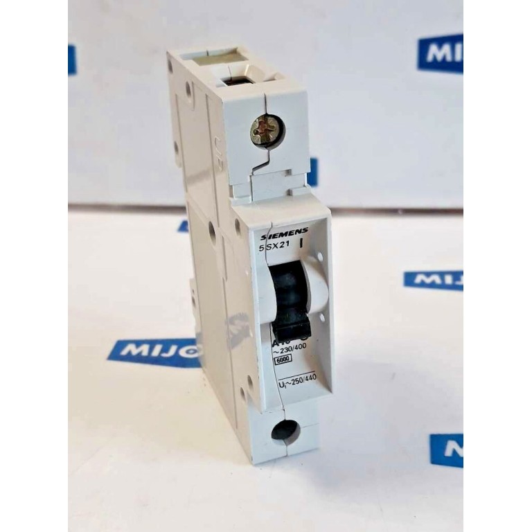 Siemens 5SX21 230-400V A10 MINIATIURE CIRCUIT BREAKER 6000 new old stock