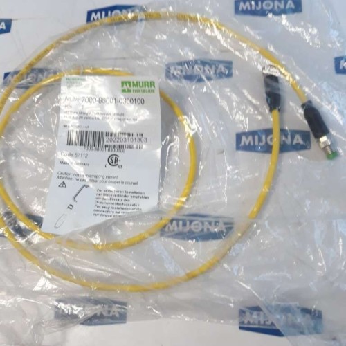 Murr Elektronik 7000 88001 0300100 M8 MALE straight M8 FEMALE straigh 60V DC 4A Murr Elektronik 7000 88001 0300100 M8 MALE straight M8 FEMALE straigh 60V DC 4A