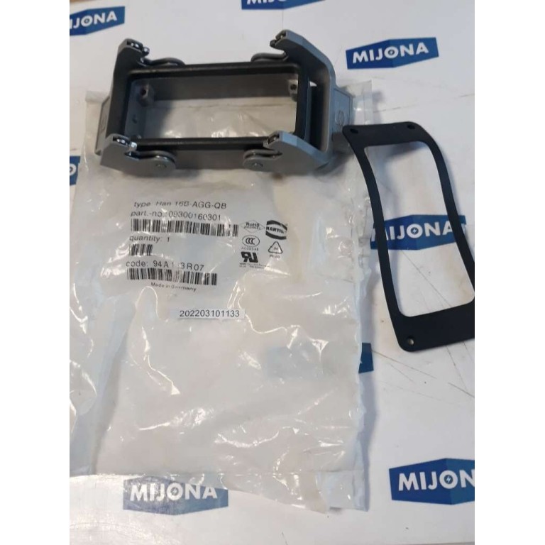 HARTING HAN 16B AGG QB 93000160301 tüllengehäuse sleeve housing HARTING HAN 16B AGG QB 93000160301 tüllengehäuse sleeve housing