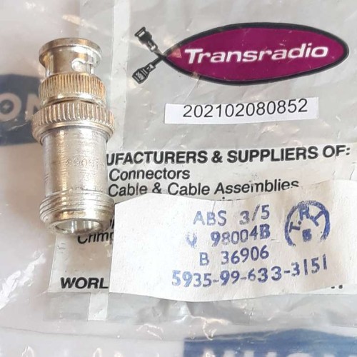 Transradio 8905TRL 98004B ABS 3 5 Q 98004B B36906 5935 99 633 3151 NEW OLD STOCK