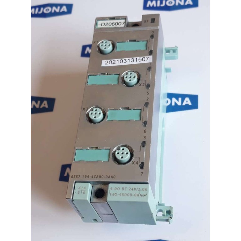 SIEMENS MODULE 6ES7 194 4CA00 0AA0 4 D0 DC 24V 2.0A 142 4BD00 6ES7194-4CA00-0AA0 SIEMENS MODULE 6ES7 194 4CA00 0AA0 4 D0 DC 24V 2.0A 142 4BD00 6ES7194-4CA00-0AA0