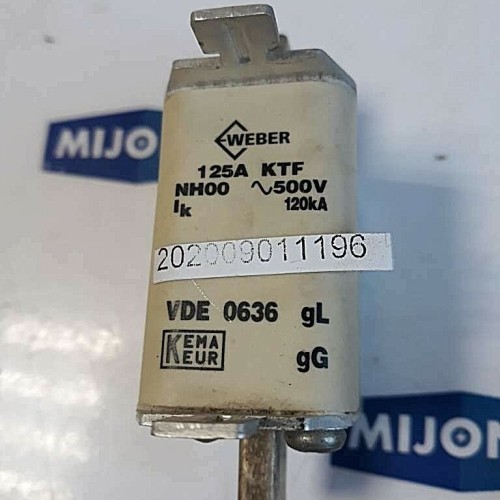 Weber 125A KTF 120kA VDE 0636 gL (old stock)