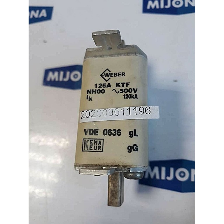 Weber 125A KTF 120kA VDE 0636 gL (old stock)
