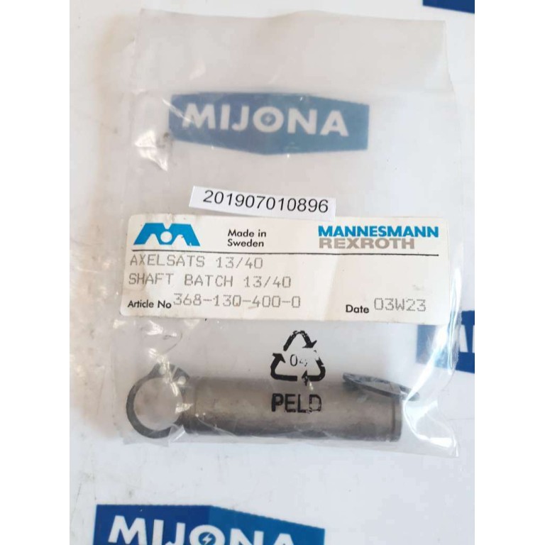 Rexroth 368 130 400 0 03W23 SHAFT BATCH 13/40 Rexroth 368 130 400 0 03W23 SHAFT BATCH 13/40