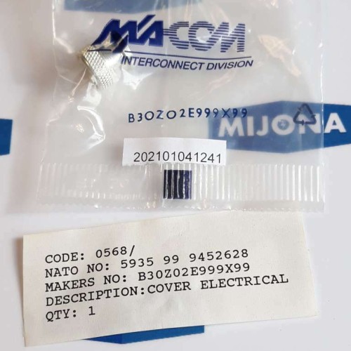 MACOM 5935 99 9452628 COVER ELECTRICAL B3OZO2E999X99