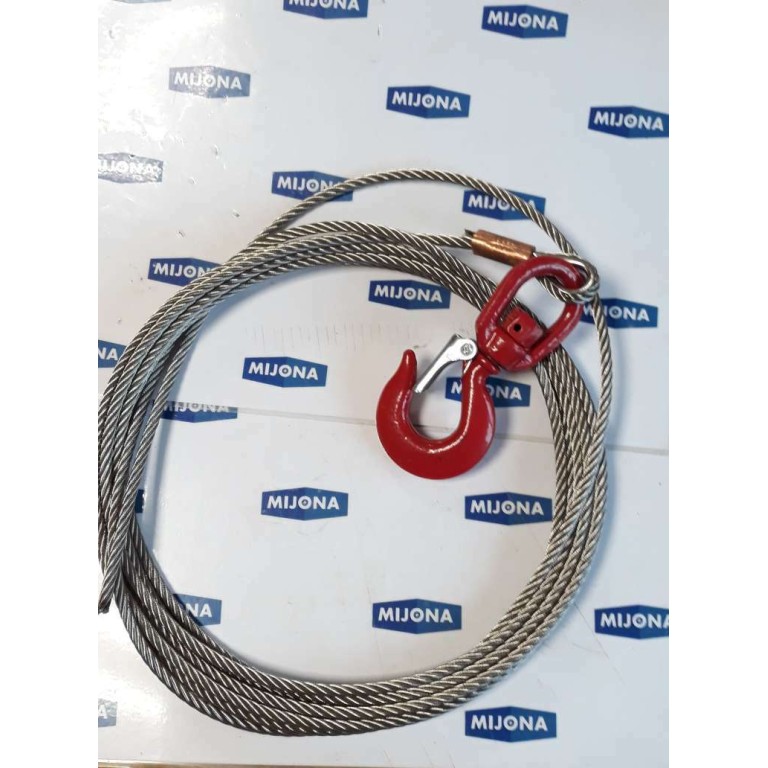 CCB cablerie et corderie de bourgogne6MM 7X19 LG 6M SCG WLLO8T 6150 14 554 4146
