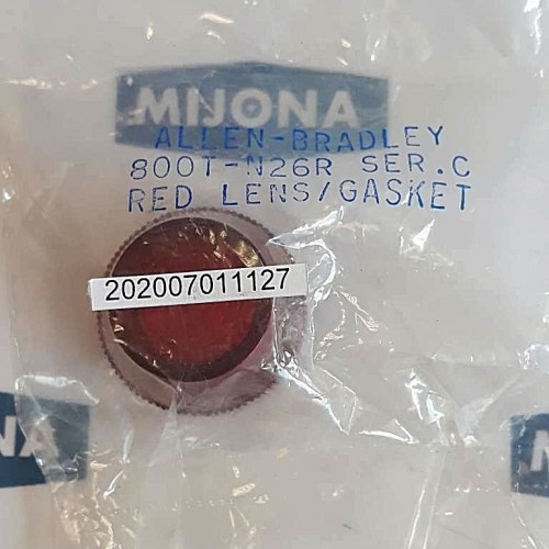 ALLEN BRADLEY 800T N26R SER C RED COLOR CAP