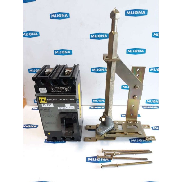Square D FAL24020 Molded case Circuit Breaker 20A series 2 and SQUARE D 9421LN3 Square D FAL24020 Molded case Circuit Breaker 20A series 2 and SQUARE D 9421LN3