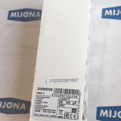 Siemens 5SB4 21 500V 50A ORIGINAL PRICE FOR 5PSC Fuse new old stock