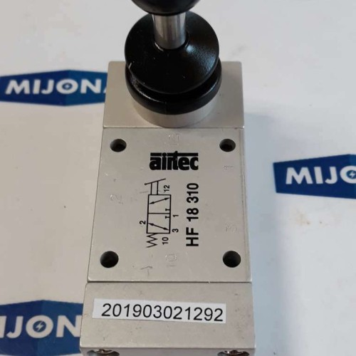 AINTEC HF 18 310 Hand lever valves with spring return