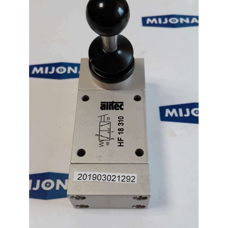 AINTEC HF 18 310 Hand lever valves with spring return