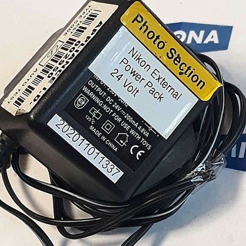 NIKON EXTERNAL POWER PACK 24V 002950 CABLE 1,5M IN: 230V 50HZ OUT: DC24V 200mA