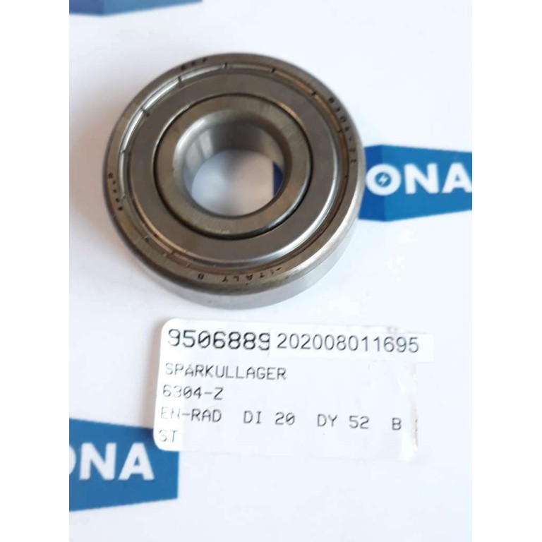 SKF 6304 2Z Ball Bearing Kugellager 20X52MM (NEW OLD STOCK)