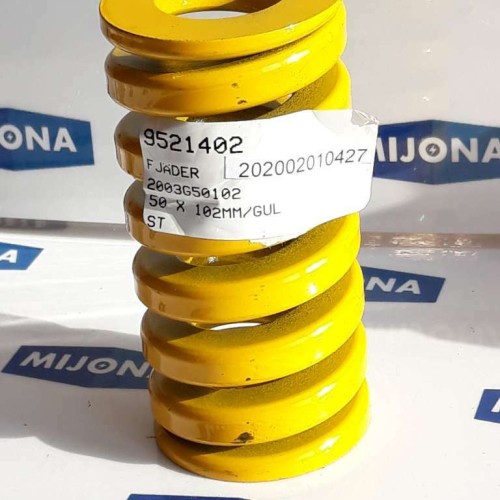 BORDIGNON XLL 2003G50102 spring 50MM L=102MM YELLOW (new old stock)