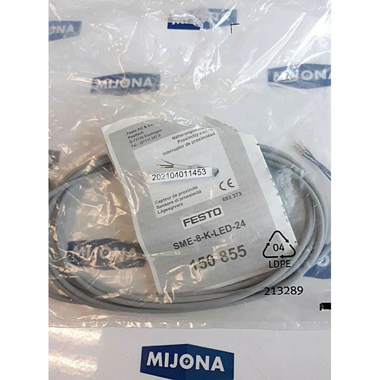 FESTO SME 8 K LED 24 Proximity switch 150 855 SME8KLED24 150855 FESTO SME 8 K LED 24 Proximity switch 150 855 SME8KLED24 150855