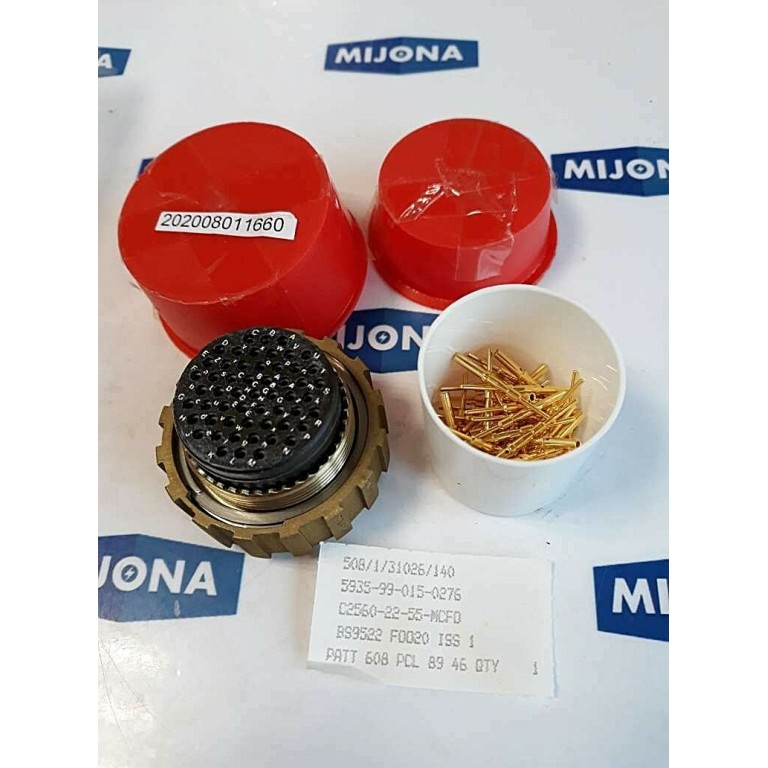 Amphenol MILITARY 015 0276 PCL8946 BS9522 F0020 C2560 22 55 MCFD new old stock