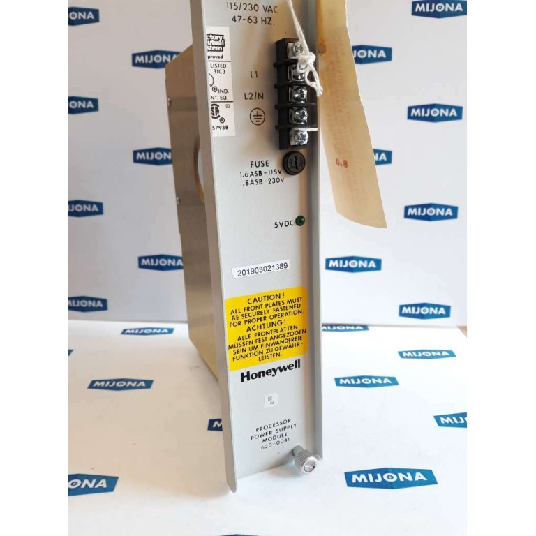 Honeywell 620 0041 PROCESSOR POWER SUPPLY module Y624809900001 5VDC Honeywell 620 0041 PROCESSOR POWER SUPPLY module Y624809900001 5VDC