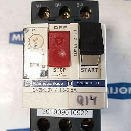 Telemecanique Motorschutzschalter SQUARE D GV2ME07 1.6-2.5A IEC 947.2, 947.4.1