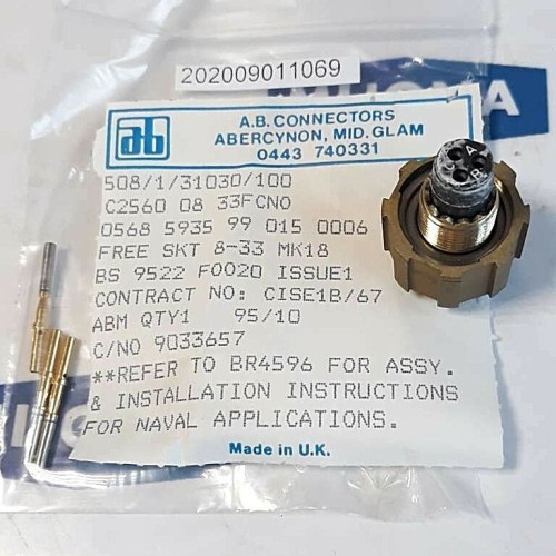 AB connectors ABM9510 015006 C2560 08 33FCN0 ABM 95 10 NEW OLD STOCK